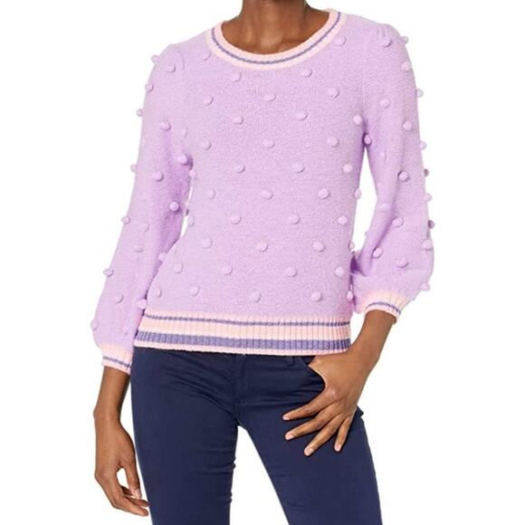 Lilly Pulitzer Dorianna Sweater Purple Iris LG - Picture 3 of 12